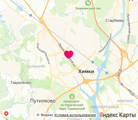На карте