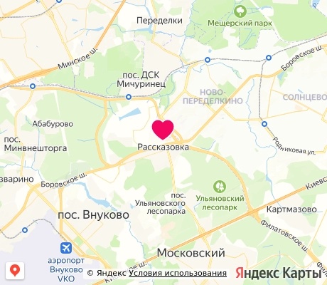 На карте