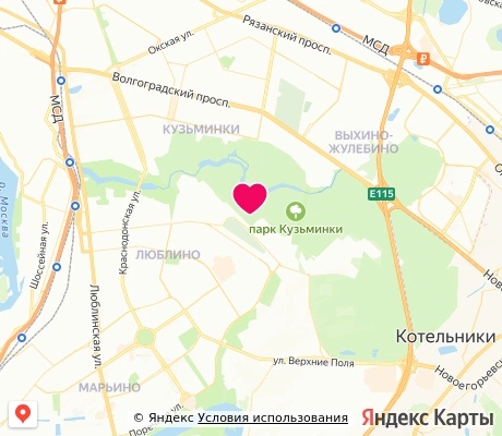На карте