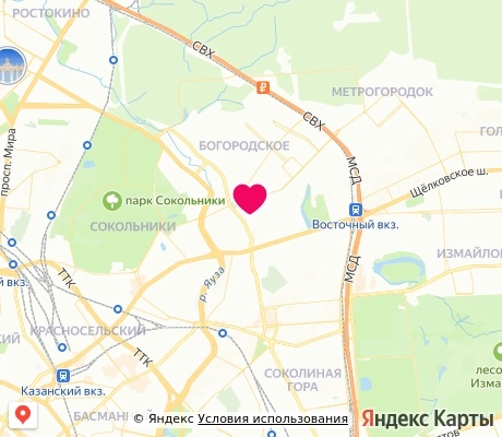 На карте