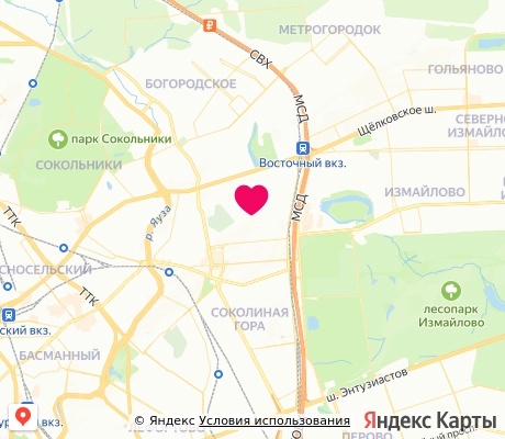 На карте