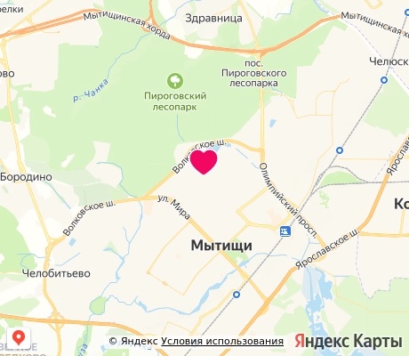 На карте