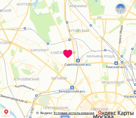 На карте