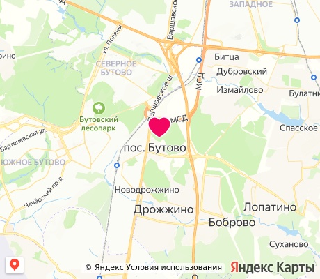 На карте