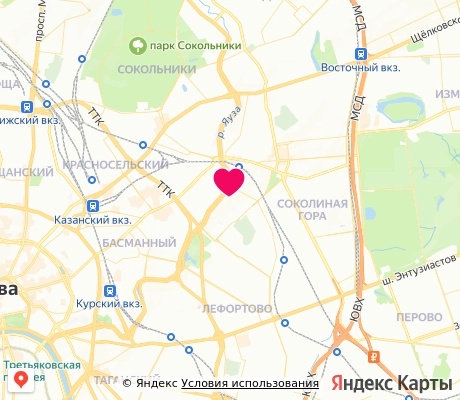 На карте