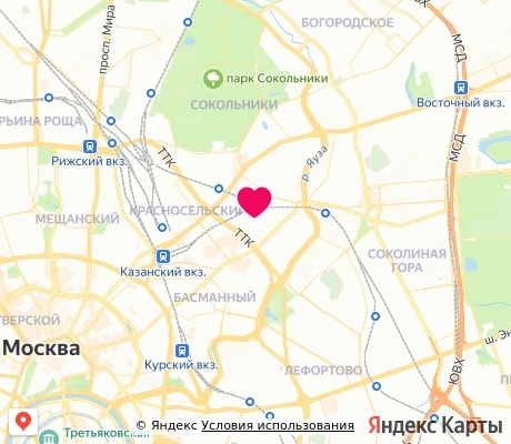 На карте