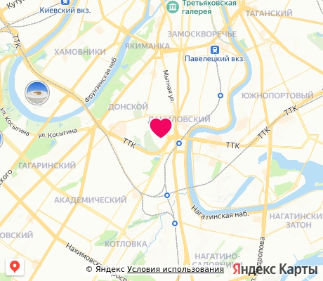 На карте