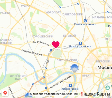 На карте