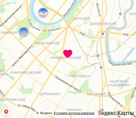 На карте