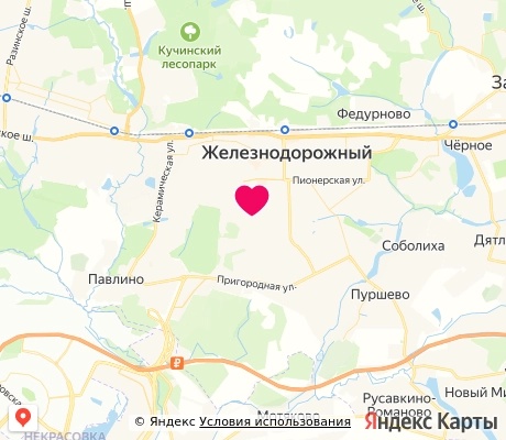 На карте