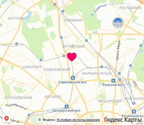 На карте