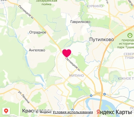 На карте