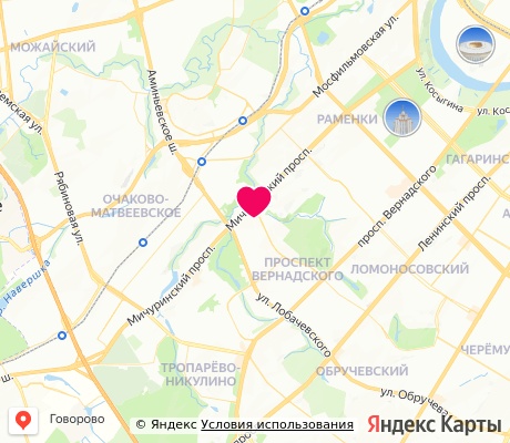 На карте