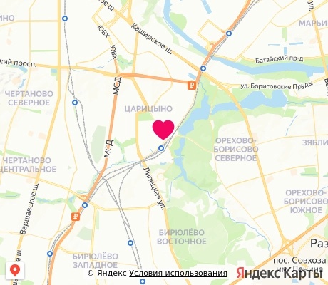 На карте