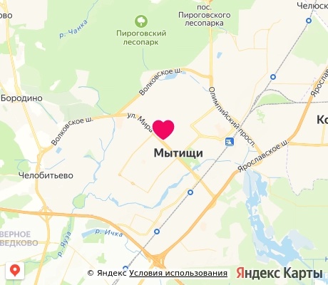 На карте