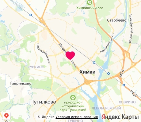 На карте