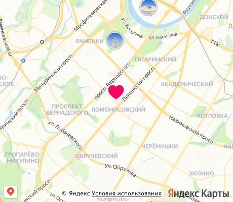 На карте