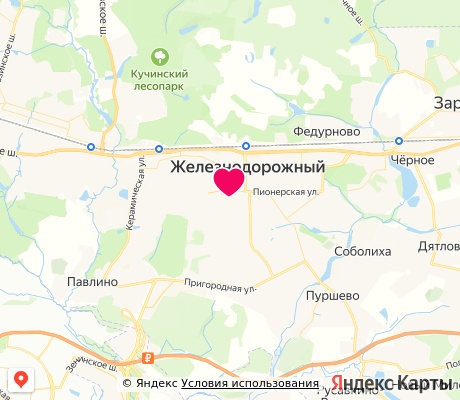 На карте