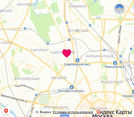 На карте