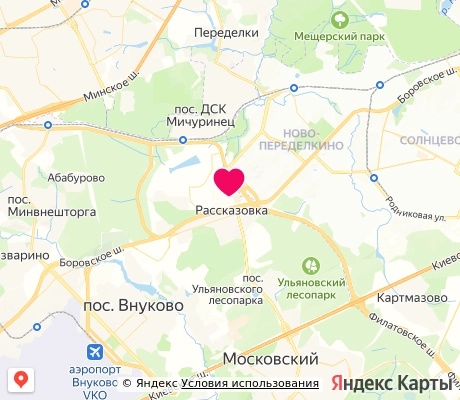 На карте