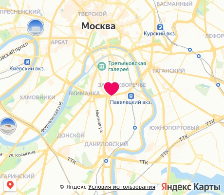 На карте