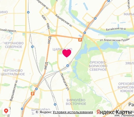 На карте