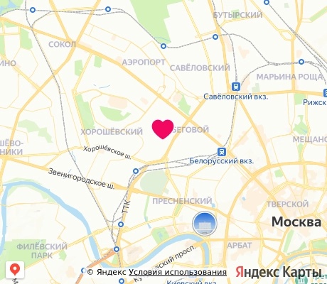 На карте