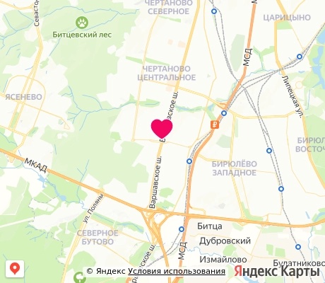 На карте