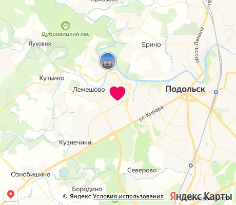 На карте