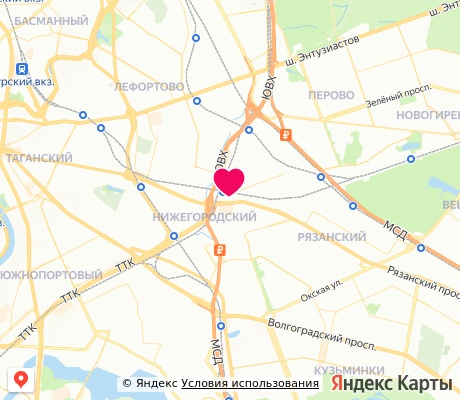 На карте
