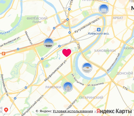 На карте