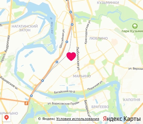 На карте
