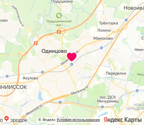 На карте
