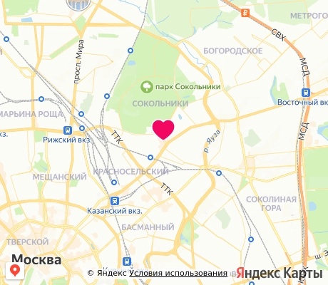 На карте