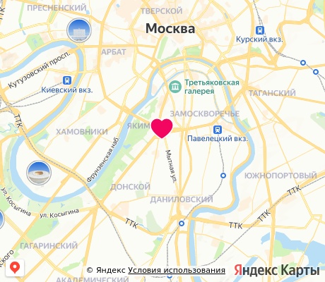 На карте