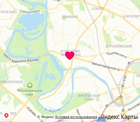 На карте