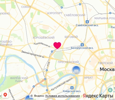 На карте