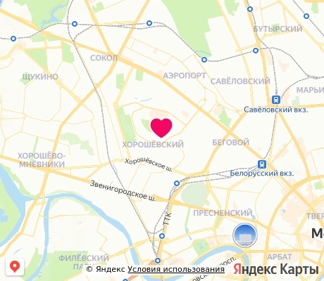 На карте