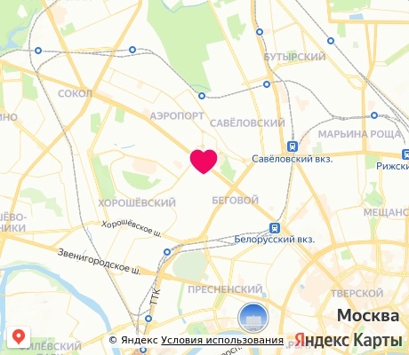 На карте