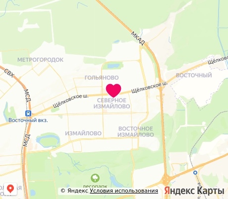 На карте