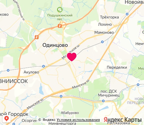 На карте