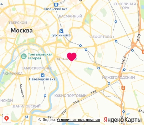 На карте