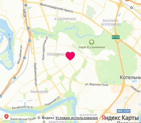 На карте