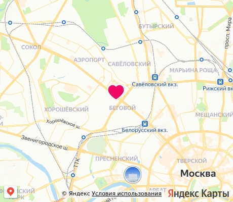 На карте