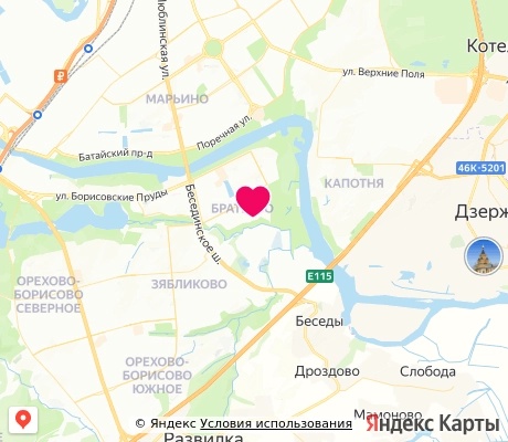 На карте