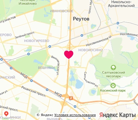 На карте