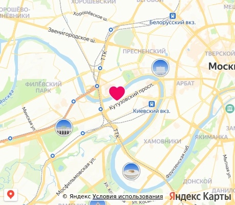 На карте