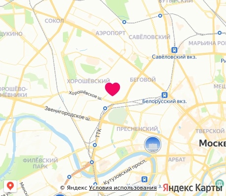 На карте