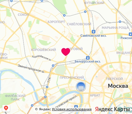 На карте