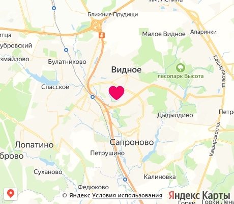 На карте